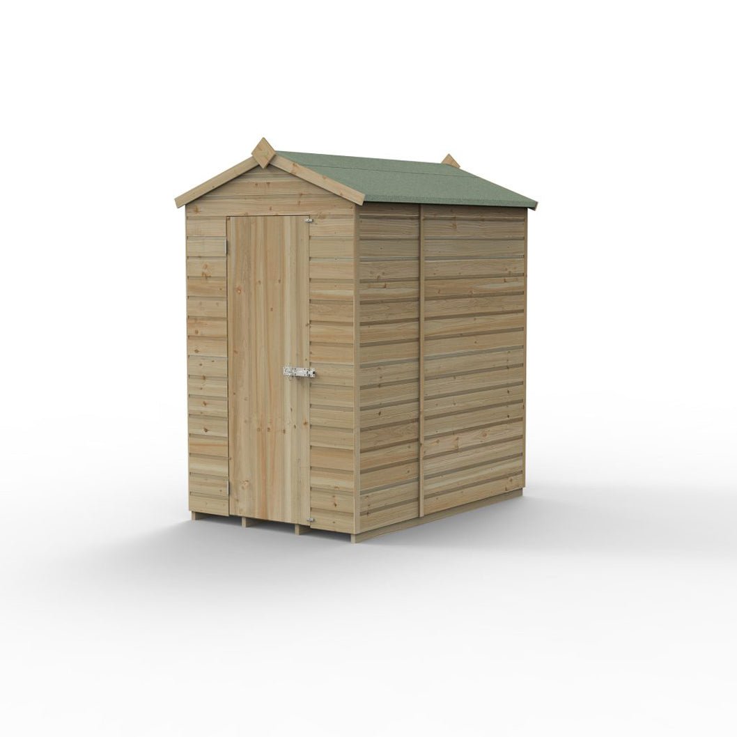 Forest Beckwood 4x6 Apex Shed - No Windows - JJ Building Materials