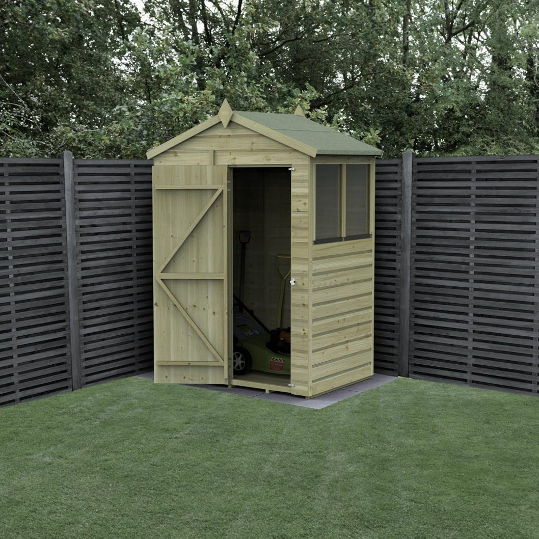 Forest Beckwood 5x3 Apex Shed - 2 Windows - JJ Building Materials