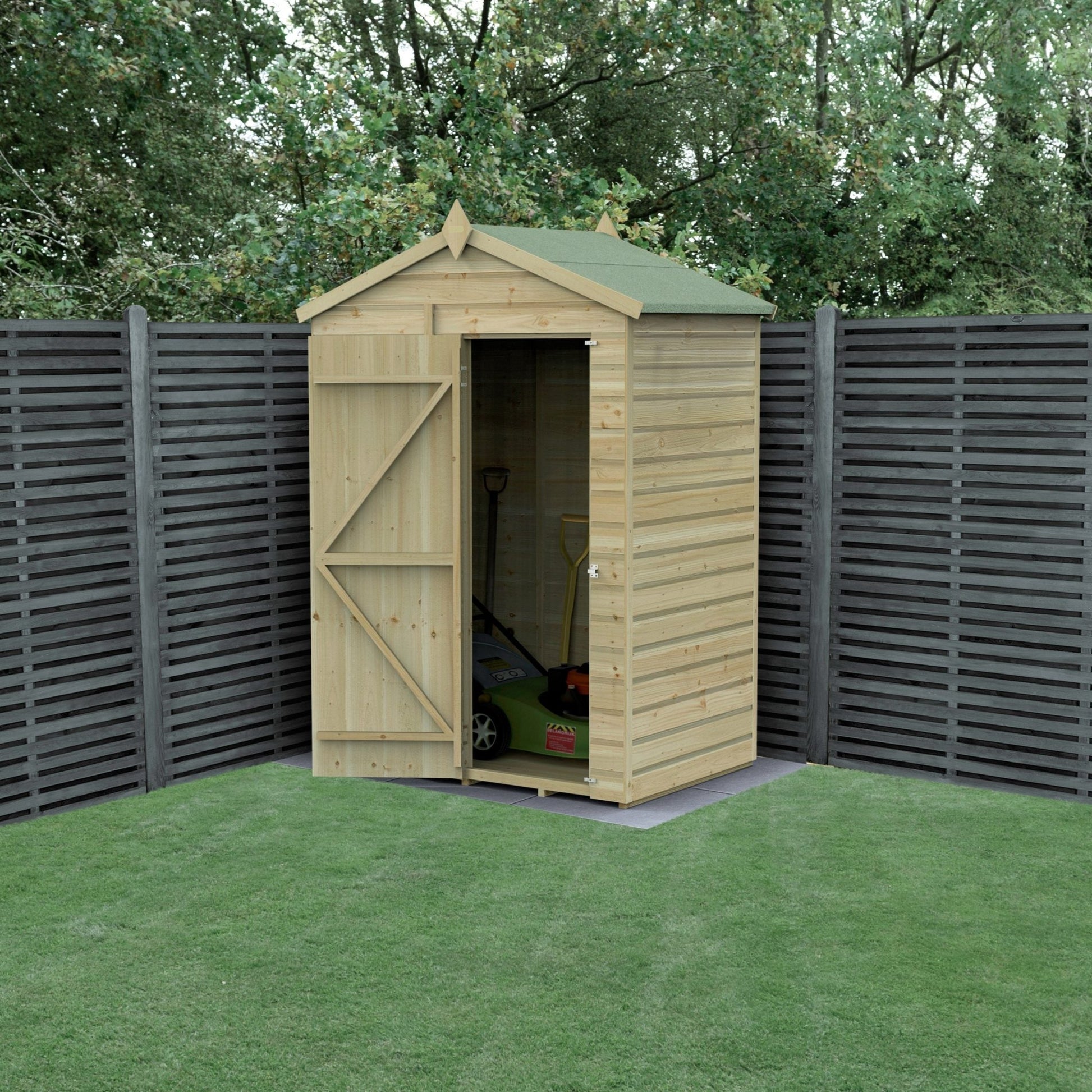 Forest Beckwood 5x3 Apex Shed - No Windows - JJ Building Materials