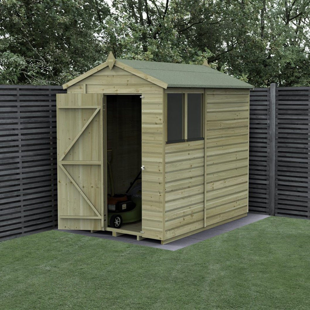 Forest Beckwood 5x7 Apex Shed - 2 Windows - JJ Building Materials