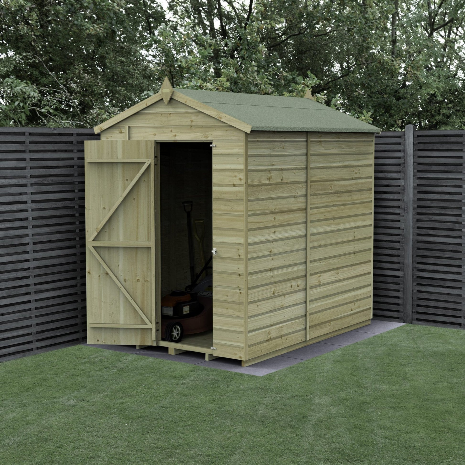 Forest Beckwood 5x7 Apex Shed - No Windows - JJ Building Materials