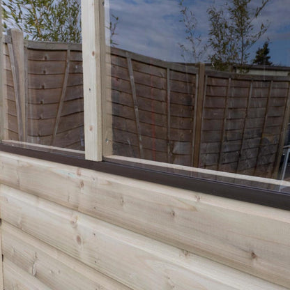 Forest Beckwood 6x10 Apex Shed - 4 Windows - Double Door - JJ Building Materials