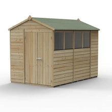 Forest Beckwood 6x10 Apex Shed - 4 Windows - Double Door - JJ Building Materials