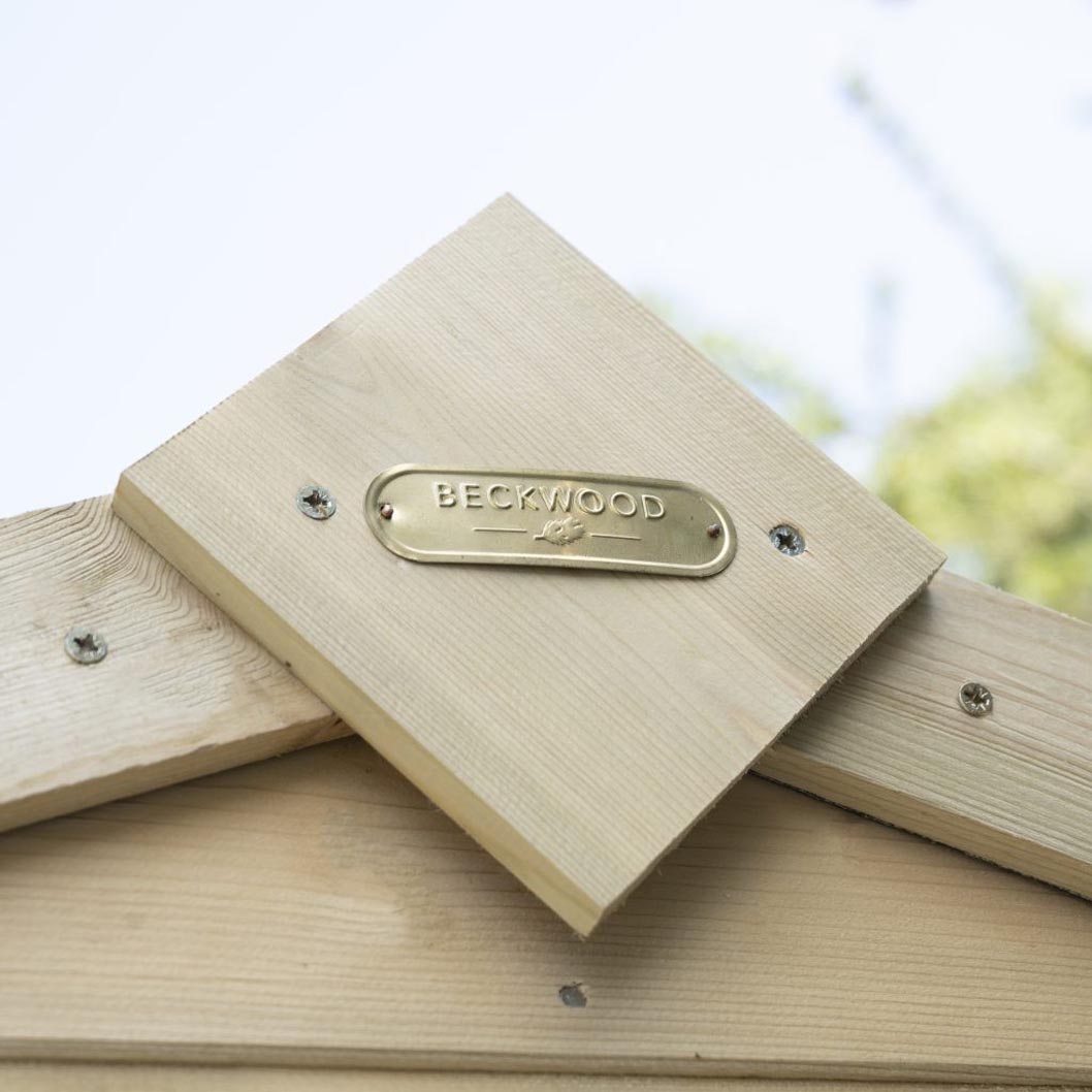 Forest Beckwood 6x10 Apex Shed - 4 Windows - Double Door - JJ Building Materials