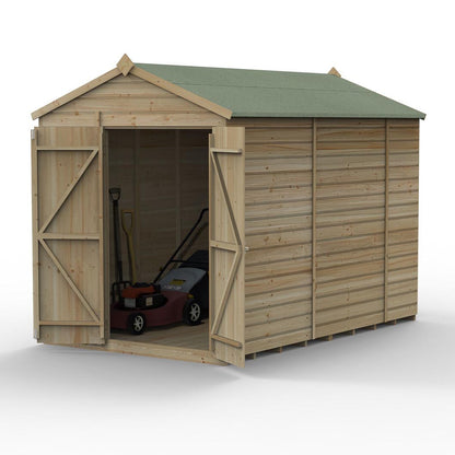 Forest Beckwood 6x10 Apex Shed - No Windows - Double Door - JJ Building Materials