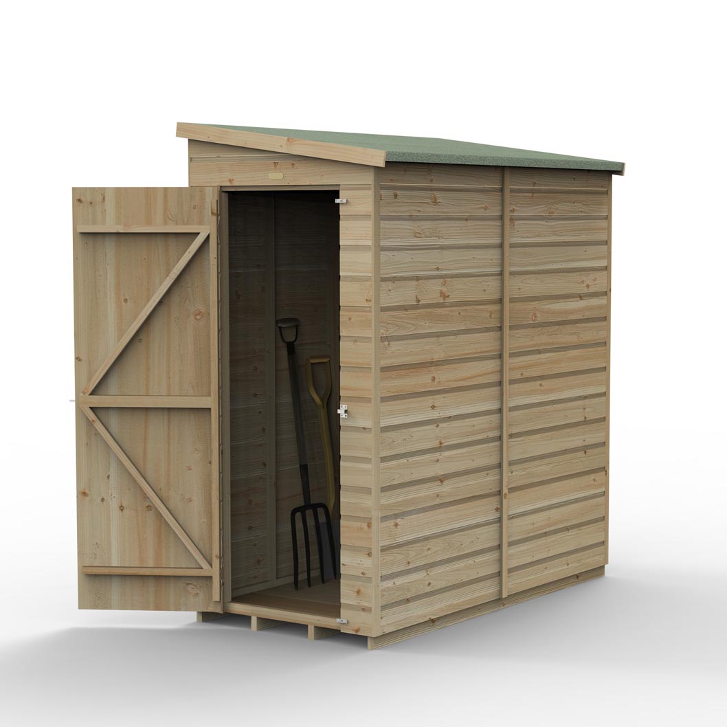 Forest Beckwood 6x3 Pent Shed - No Windows - JJ Building Materials