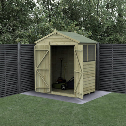 Forest Beckwood 6x4 Apex Shed - 2 Windows - JJ Building Materials