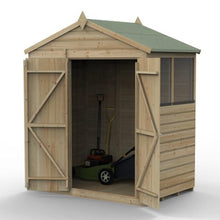 Forest Beckwood 6x4 Apex Shed - 2 Windows - JJ Building Materials