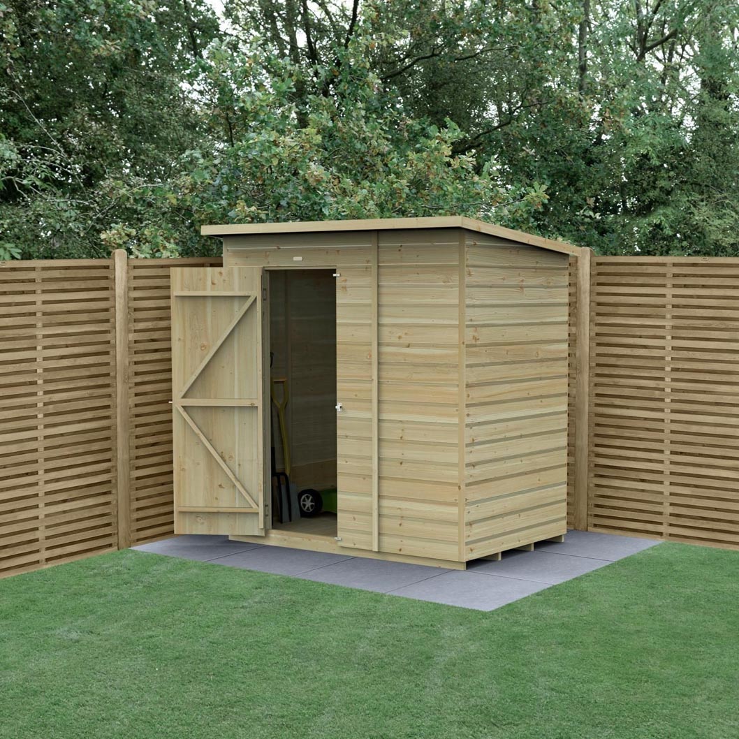 Forest Beckwood 6x4 Apex Shed - No Windows - JJ Building Materials