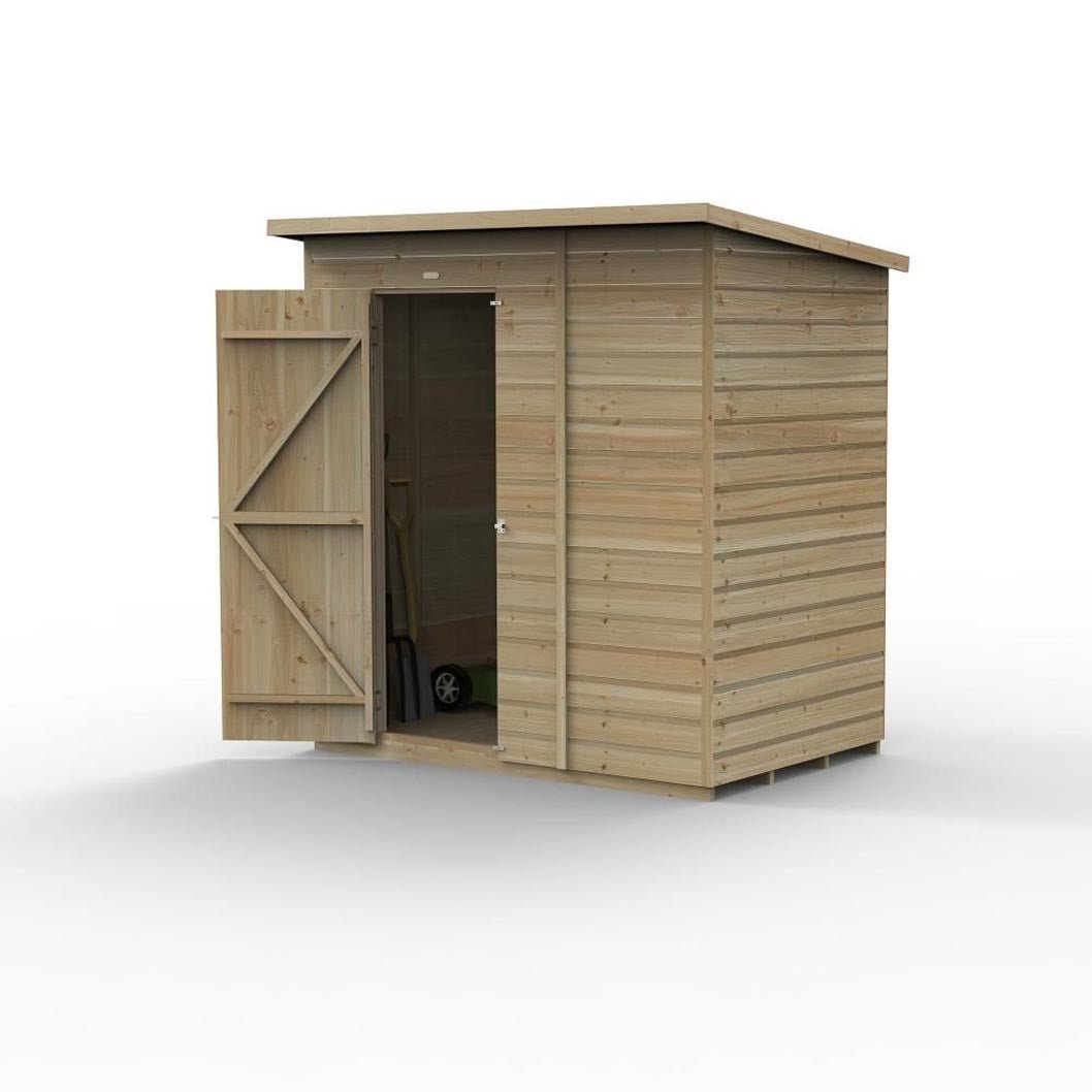 Forest Beckwood 6x4 Apex Shed - No Windows - JJ Building Materials