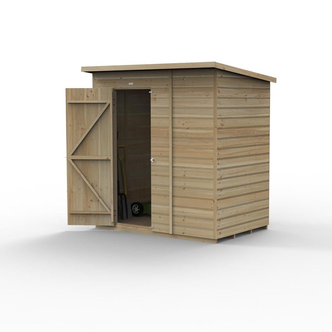 Forest Beckwood 6x4 Pent Shed - No Windows - JJ Building Materials