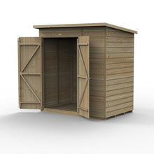 Forest Beckwood 6x4 Pent Shed - No Windows - Double Door - JJ Building Materials