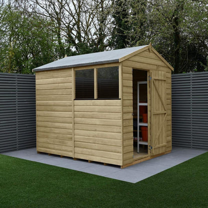 Forest Beckwood 6x8 Apex Shed - 2 Windows - JJ Building Materials