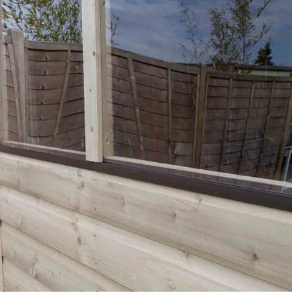 Forest Beckwood 6x8 Apex Shed - 2 Windows - Double Door - JJ Building Materials