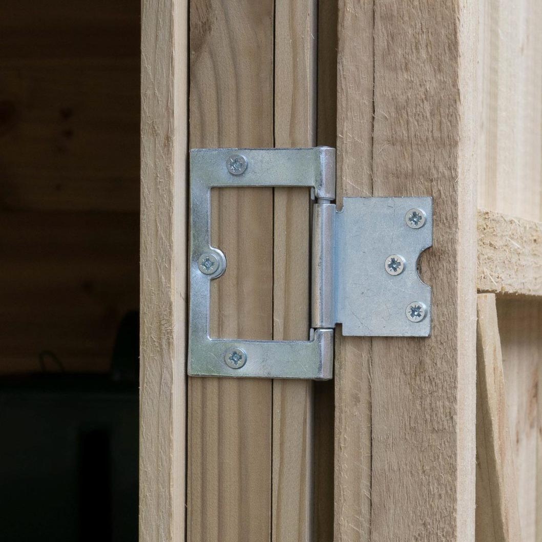 Forest Beckwood 6x8 Apex Shed - 4 Windows - Double Door - JJ Building Materials