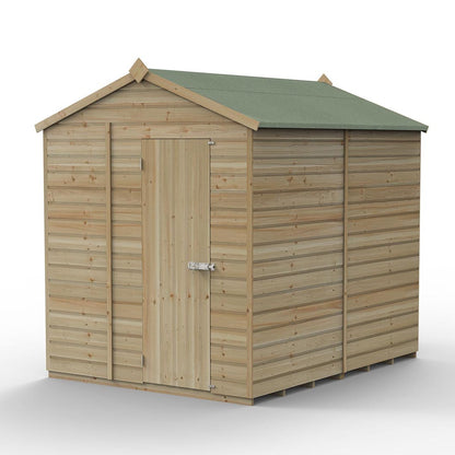 Forest Beckwood 6x8 Apex Shed - No Windows - JJ Building Materials