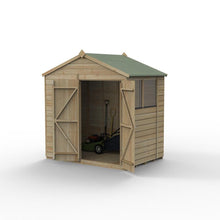 Forest Beckwood 7x5 Apex Shed - 2 Windows - Double Door - JJ Building Materials