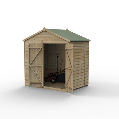 Forest Beckwood 7x5 Apex Shed - No Windows - Double Door - JJ Building Materials