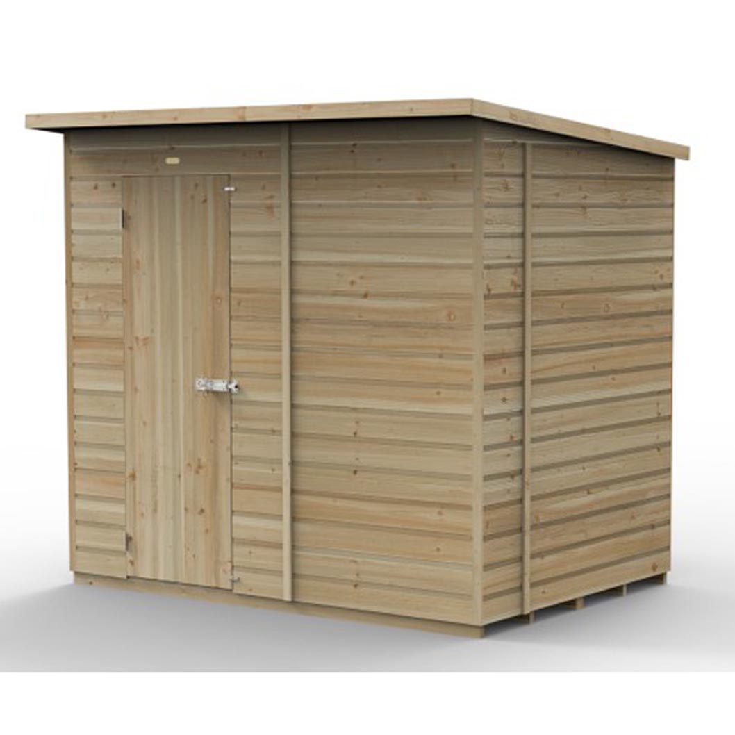 Forest Beckwood 7x5 Pent Shed - No Windows - JJ Building Materials