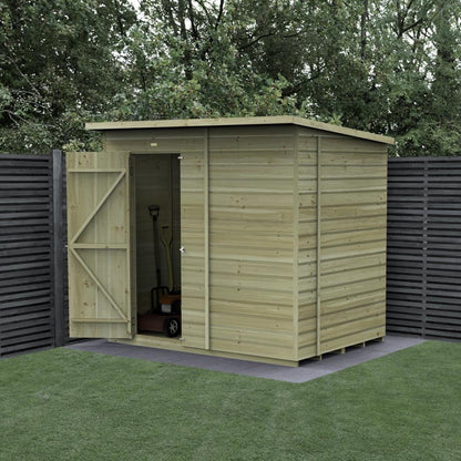 Forest Beckwood 7x5 Pent Shed - No Windows - JJ Building Materials