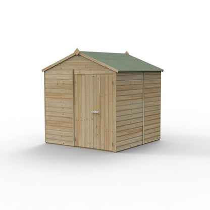 Forest Beckwood 7x7 Reverse Apex Shed - No Windows - Double Door - JJ Building Materials