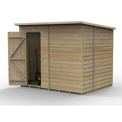 Forest Beckwood 8x6 Pent Shed - No Windows - JJ Building Materials