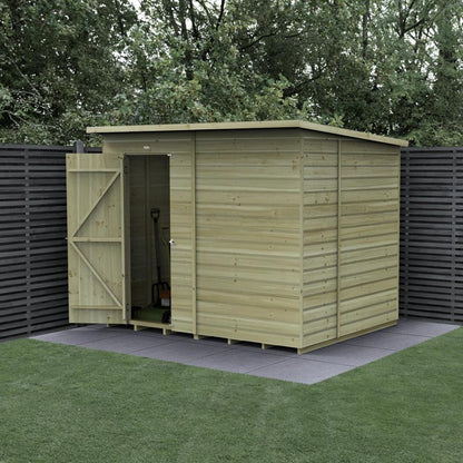 Forest Beckwood 8x6 Pent Shed - No Windows - JJ Building Materials