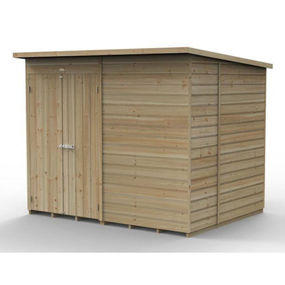 Forest Beckwood 8x6 Pent Shed - No Windows - Double Door - JJ Building Materials
