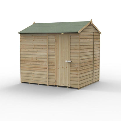 Forest Beckwood 8x6 Reverse Apex Shed - No Windows - JJ Building Materials