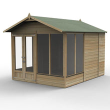 Forest Beckwood Apex Summerhouse 10 x 8 – Double Door – 6 Windows - JJ Building Materials