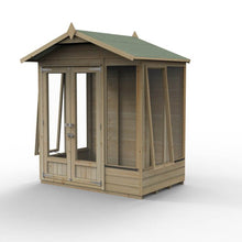Forest Beckwood Apex Summerhouse 6×4 – Double Door – 5 Windows – 2 Opening - JJ Building Materials