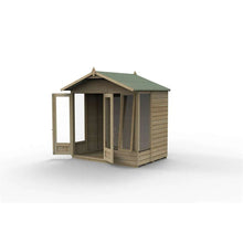 Forest Beckwood Apex Summerhouse 7×5 – Double Door – 4 Windows – 1 Front Opening - JJ Building Materials
