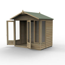 Forest Beckwood Apex Summerhouse 7×5 – Double Door – 4 Windows – 2 Opening - JJ Building Materials