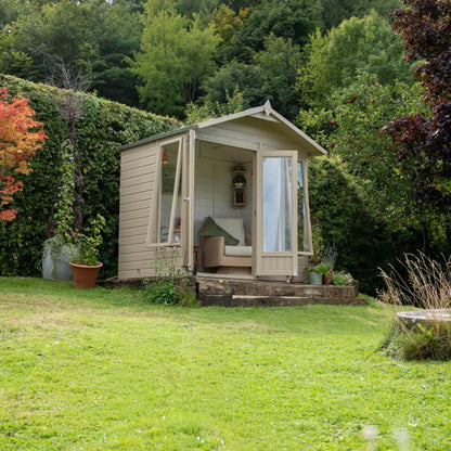 Forest Beckwood Apex Summerhouse 7×5 – Double Door – 4 Windows – 2 Opening - JJ Building Materials