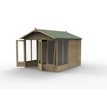 Forest Beckwood Apex Summerhouse 8×10 – Double Door – 6 Windows – 1 Opening - JJ Building Materials