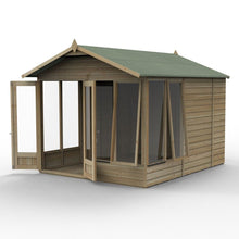 Forest Beckwood Apex Summerhouse 8×10 – Double Door – 6 Windows – 2 Opening - JJ Building Materials