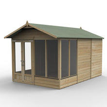 Forest Beckwood Apex Summerhouse 8×12 – Double Door – 6 Windows – 1 Opening - JJ Building Materials