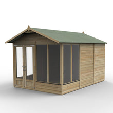 Forest Beckwood Apex Summerhouse 8×12 – Double Door – 6 Windows – 2 Opening – 1 Opening - JJ Building Materials