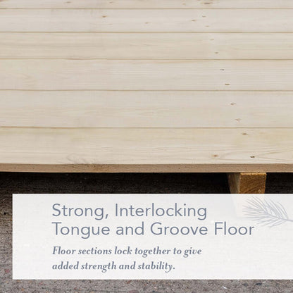 Forest Beckwood Apex Summerhouse 8×6 – Double Door – 4 Windows - JJ Building Materials