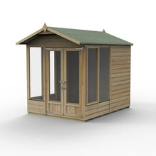 Forest Beckwood Apex Summerhouse 8×6 – Double Door – 5 Windows – 1 Opening - JJ Building Materials