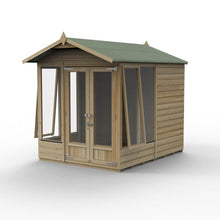 Forest Beckwood Apex Summerhouse 8×6 – Double Door – 5 Windows – 2 Opening - JJ Building Materials