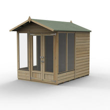 Forest Beckwood Apex Summerhouse 8×6 – Double Door – 5 Windows - JJ Building Materials