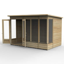 Forest Beckwood Pent Summerhouse 10×6 – Double Door – 5 Windows - JJ Building Materials