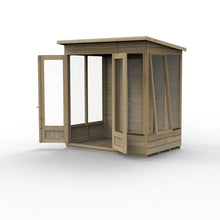 Forest Beckwood Pent Summerhouse 6×4 – Double Door – 5 Windows – 1 Opening - JJ Building Materials