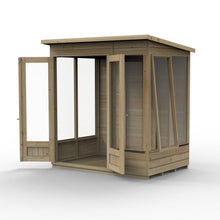 Forest Beckwood Pent Summerhouse 6×4 – Double Door – 5 Windows - JJ Building Materials