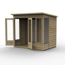 Forest Beckwood Pent Summerhouse 7×5 – Double Door – 4 Windows – 2 Opening - JJ Building Materials