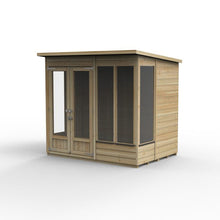 Forest Beckwood Pent Summerhouse 7×5 – Double Door – 4 Windows - JJ Building Materials