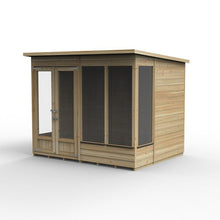 Forest Beckwood Pent Summerhouse 8×6 – Double Door – 4 Windows - JJ Building Materials