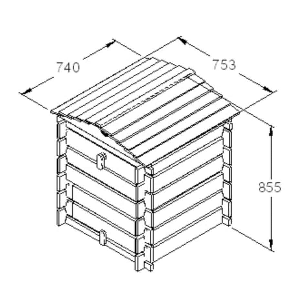 Forest Beehive Compost Bin - JJ Building Materials