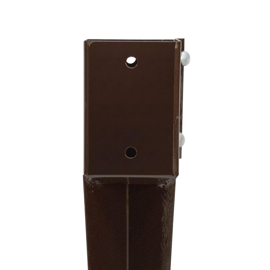 Forest Brown - Bolt Grip - Fence Post Support With Spike - JJ Building Materials